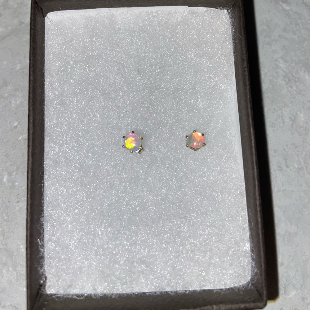 Real Opal earrings